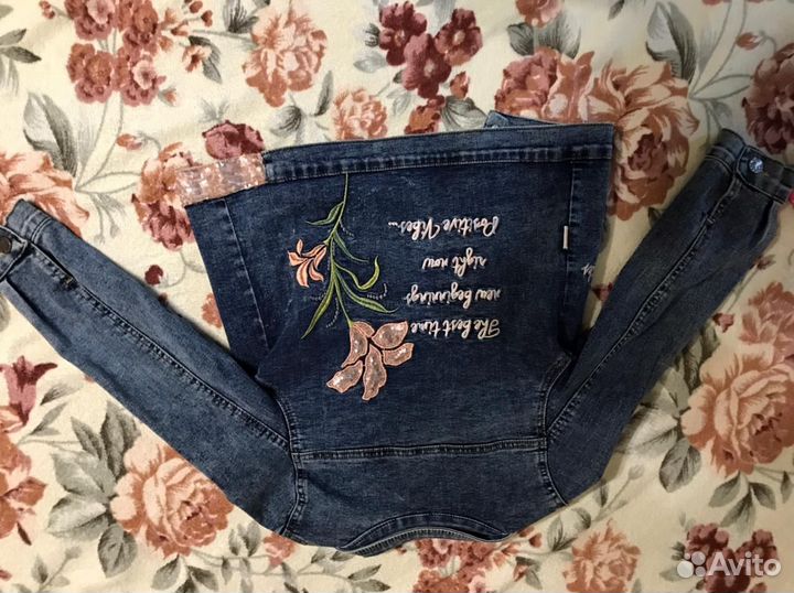 Джинсовая куртка для девочки Overdo