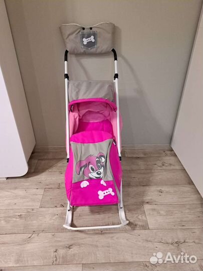 Детские санки коляска бу