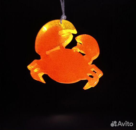 Подвеска Знак зодиака из эпоксидной смолы