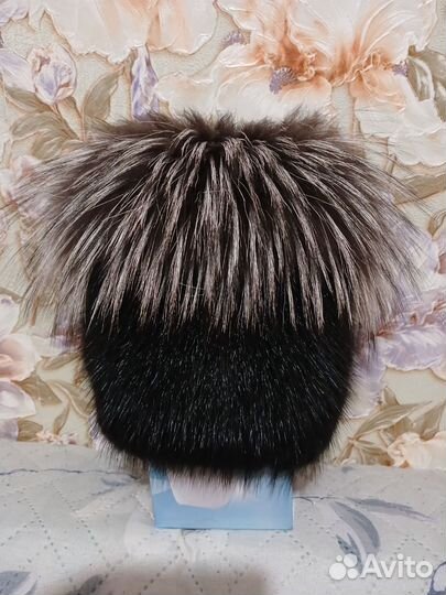 Шапка женская вязаная норка