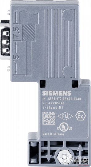 Коннектор к шине RS 485 6ES7972-0BA70-0XA0