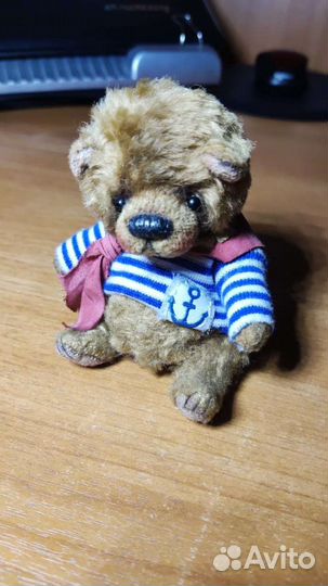 Мишка тедди, морячок. Ручная работа