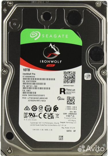 Seagate IronWolf Pro ST10000NE000 10TB