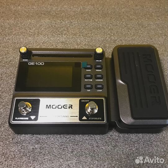 Гитарный процессор эффектов Mooer GE100 c педалью