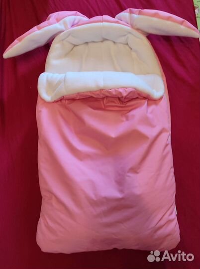 Конверт на выписку зимний/демисезонный для девочки