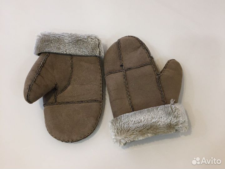Рукавички меховые детские