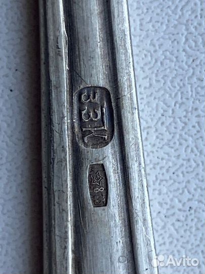 Серебряная вилка 875