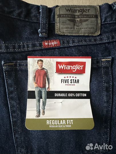 Мужские джинсы wrangler five star premium w 38/30