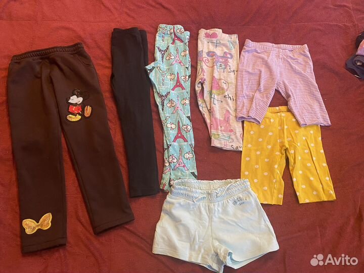 Одежда на девочку 4-5 лет пакетом
