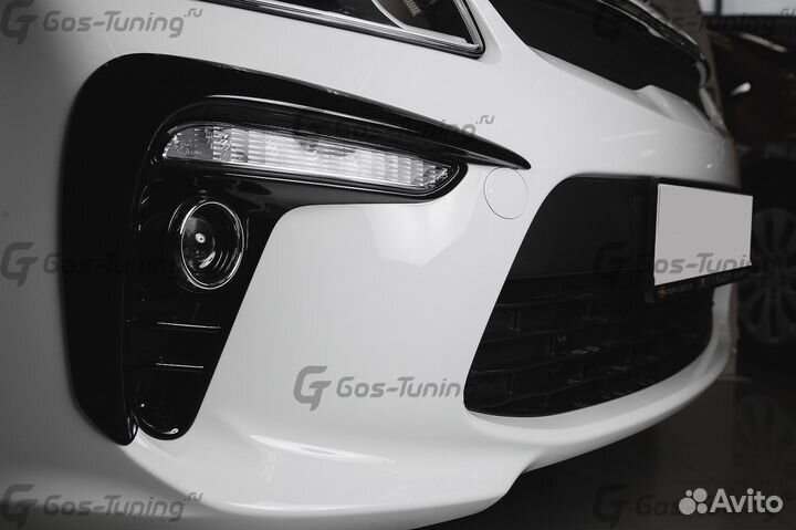 Серпы накладки птф на Kia Rio 4