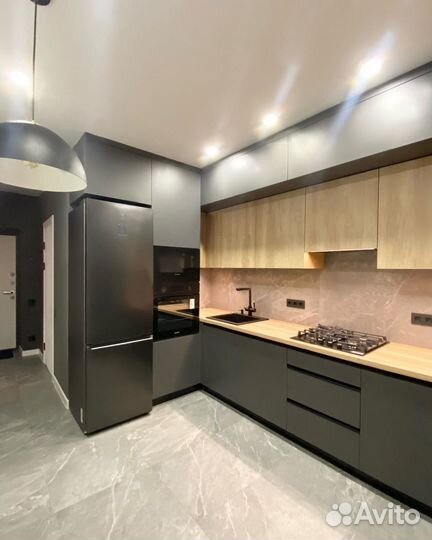 Кухонный гарнитур. Кухня с антресолями ксп:15143