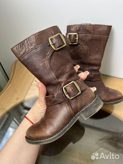 Сапоги zara на девочку 24р