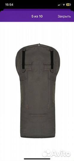 Зимний конверт в коляску на овчине