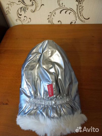 Шапка-ушанка детская для девочки зимняя 50-52