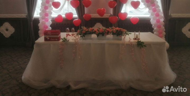 Юбка для свадебного стола