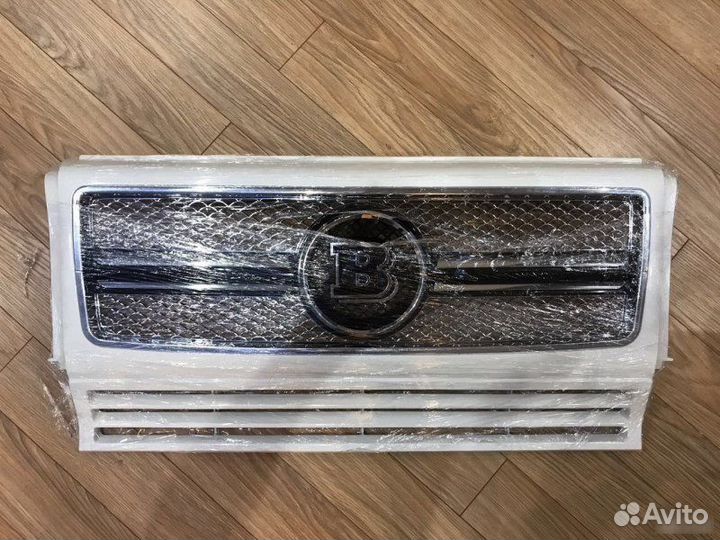 Решетка белая хром brabus Mercedes-Benz G class