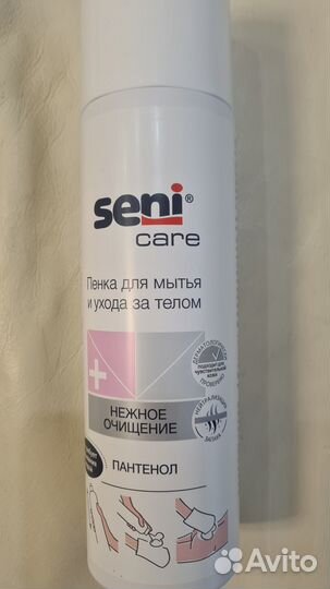 Пенка для мытья и ухода за телом seni care 500 мл