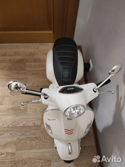 Детский электро мопед vespa