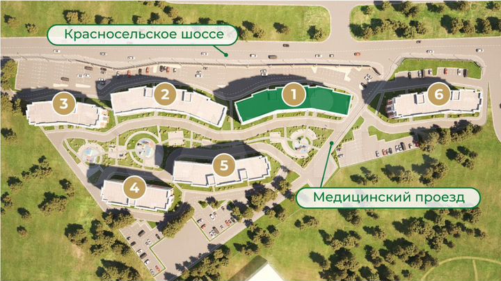 1-к. квартира, 40,6 м², 3/8 эт.