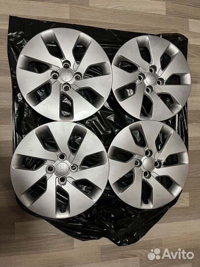 Колпаки r15 на kia rio оригинал