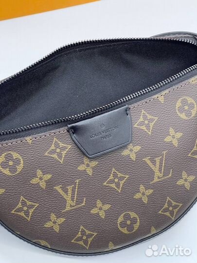 Сумка мужская Louis Vuitton LV коричневая