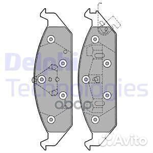 Комплект тормозных колодок LP1161 Delphi