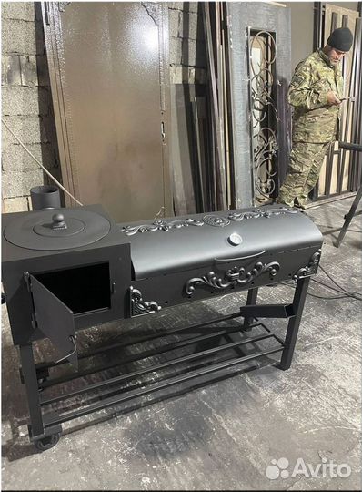 Ворота художественная ковка