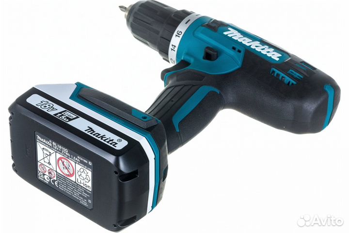 Шуруповерт аккумуляторная makita DF 488 DWE (ориги