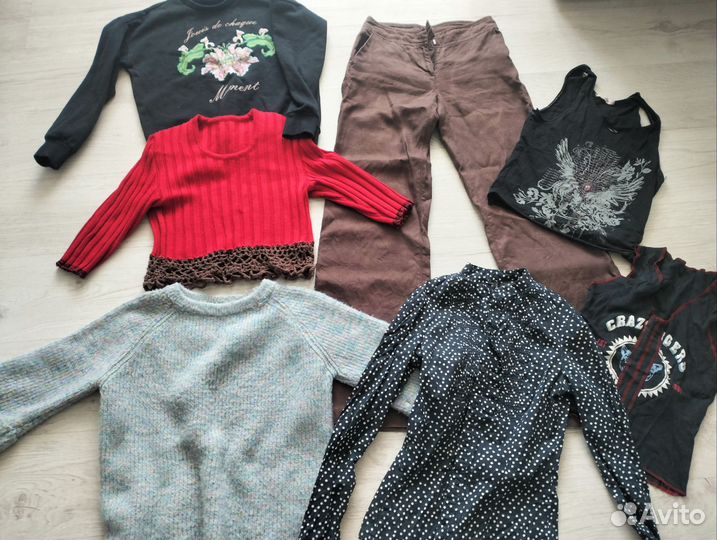 Большой пакет одежды для девушки