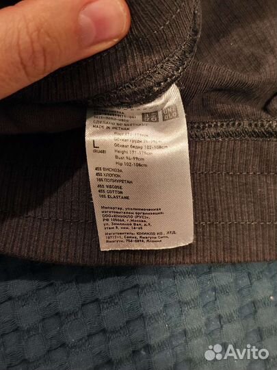 Леггинсы в рубчик с карманами Uniqlo L