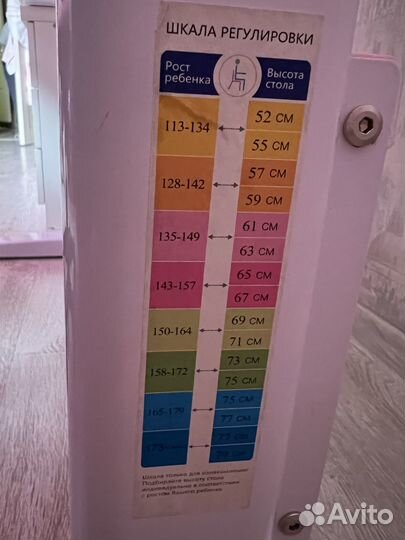 Растущая парта Mealux и детское кресло FunDesk