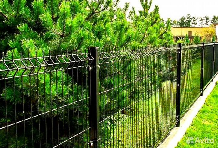 Забор металлический за 1 день под ключ