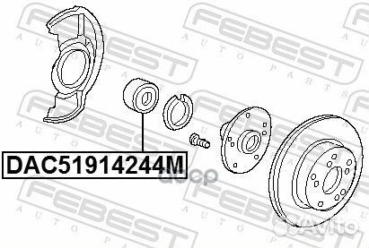 Подшипник ступ. honda accord 13- DAC51914244M F