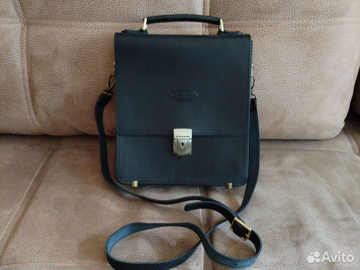 Сумка натуральная кожа мужская
