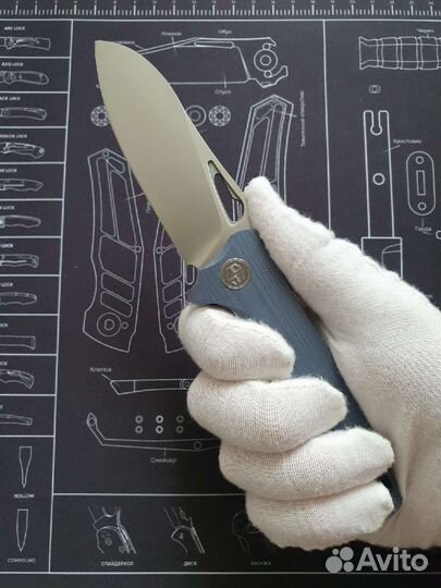 Складной нож Petrified Fish PF 868 