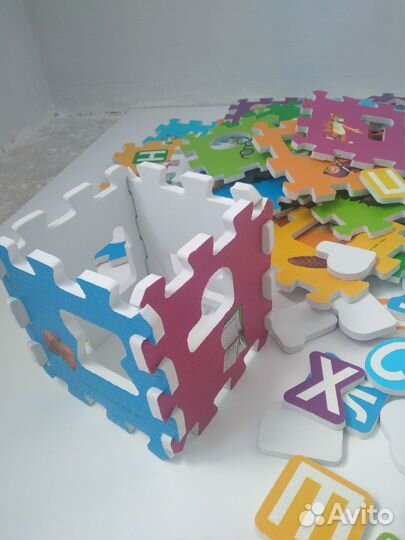 Детские игрушки пазлы развивающие мягкие