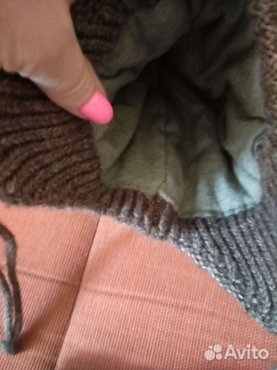 Комплект шапка и снуд на мальчика