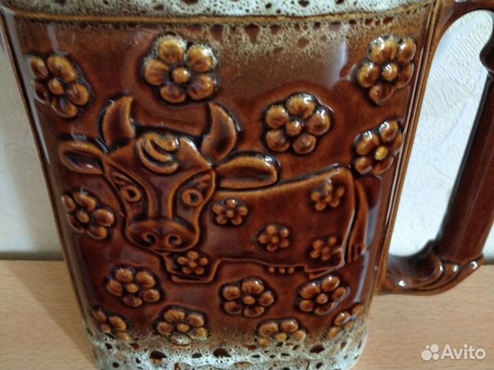 Кружка керамическая. (2шт.) СССР