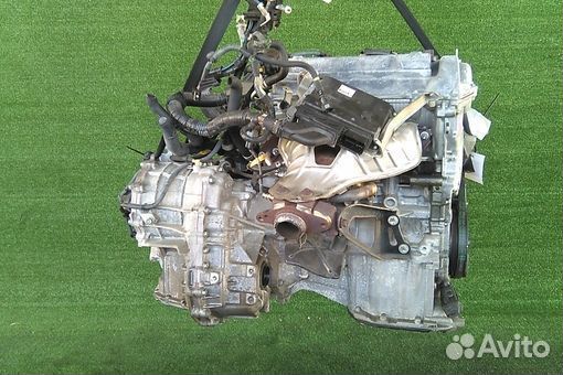 Двигатель в сборе двс toyota corolla fielder NZE14