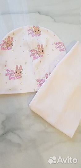 Шапка и снуд для девочки на 2-3 года