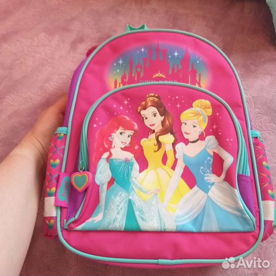 Рюкзак дошкольный с принцессами, на 4-7 лет