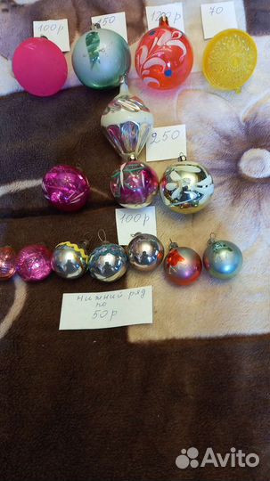 Елочные игрушки СССР