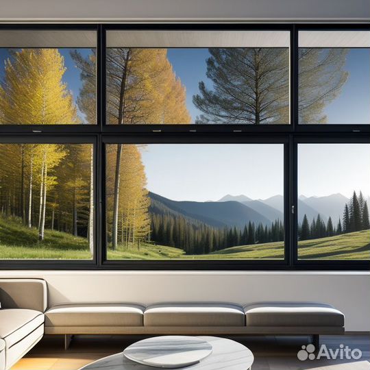 Раздвижные алюминевые окна