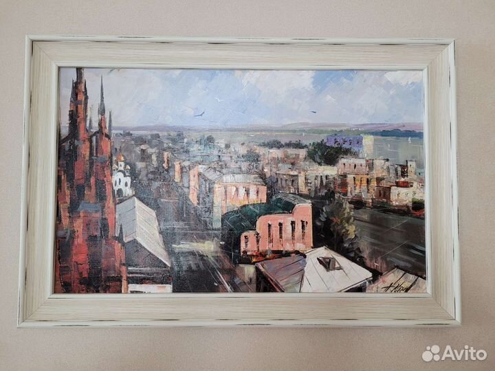 Картина. Масло холст. Старая Самара