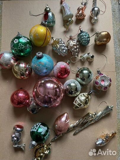 Елочные игрушки СССР