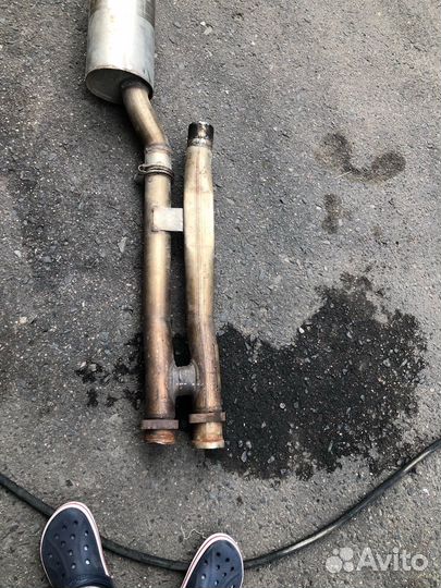 Выхлопная система мерседес amg 215 220