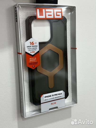 Magsafe Uag Plyo iPhone 15 Pro MAX Black/Bronze