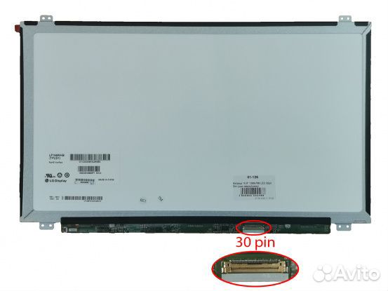 Матрица LP156WH3 (TP)(S1) 15.6 1366/768 30 Pin