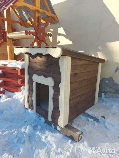 Будка для собаки утепленная