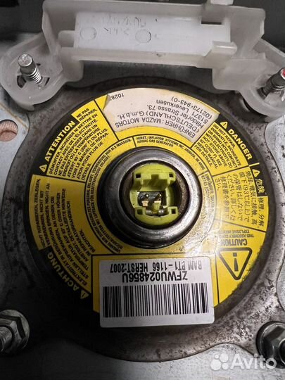 Подушка безопасности в руль Mazda 6 GG